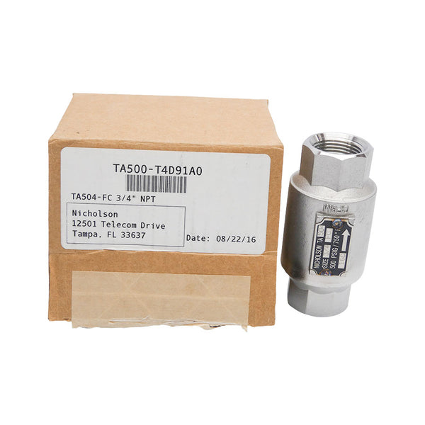 NICHOLSON TA504-FC TA500-T4D91A0 3/4" 500PSI NSMP