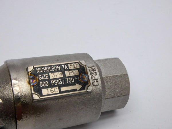 NICHOLSON TA504-FC TA500-T4D91A0 3/4" 500PSI NSMP