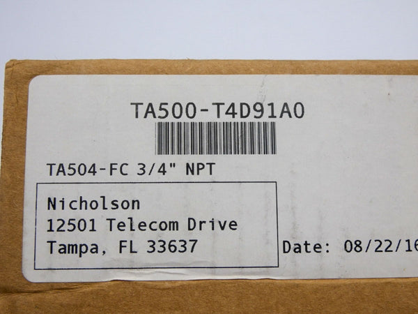 NICHOLSON TA504-FC TA500-T4D91A0 3/4" 500PSI NSMP