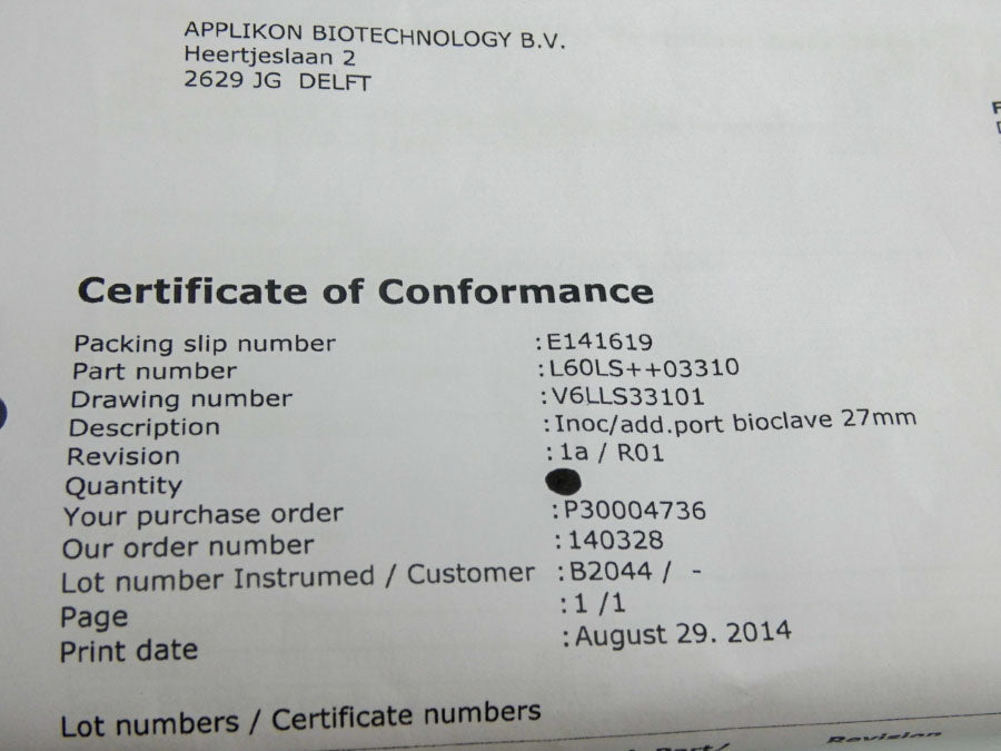 APPLIKON BIOTECHNOLOGY L60LS++03310 NSNP