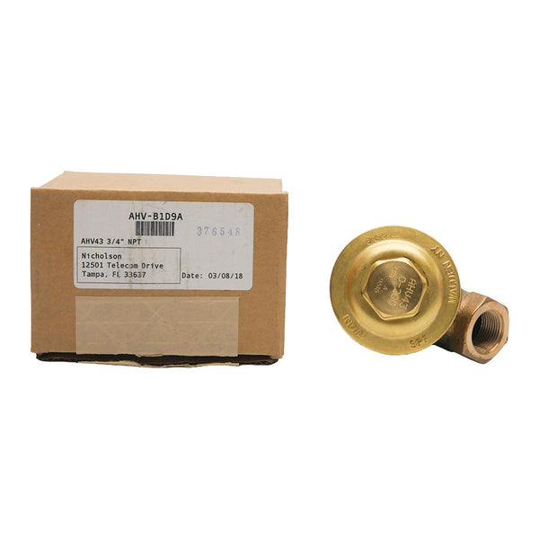 NICHOLSON AHV-B1D9A AHV43 0-200PSI 3/4" NSMP