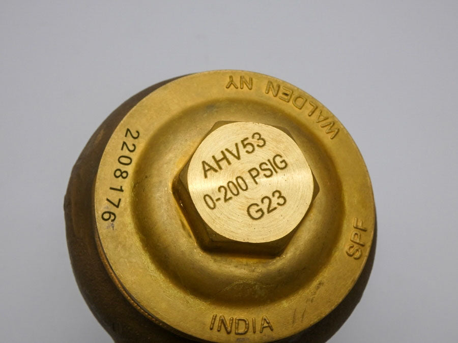 EMERSON AHV-B1E9A AHV53 0-200PSI 1" NSMP