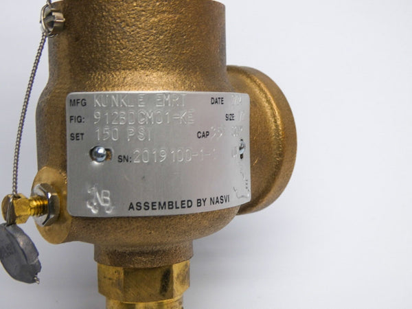 KUNKLE 912BDCM01-KE 150PSI 1/2" NSMP