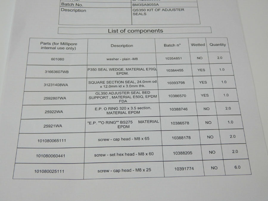 MILLIPORE SPKQS350006 NSMP