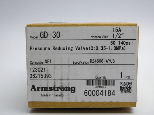 ARMSTRONG 36215393 GD-30 15A 50-140PSI 1/2" NSMP