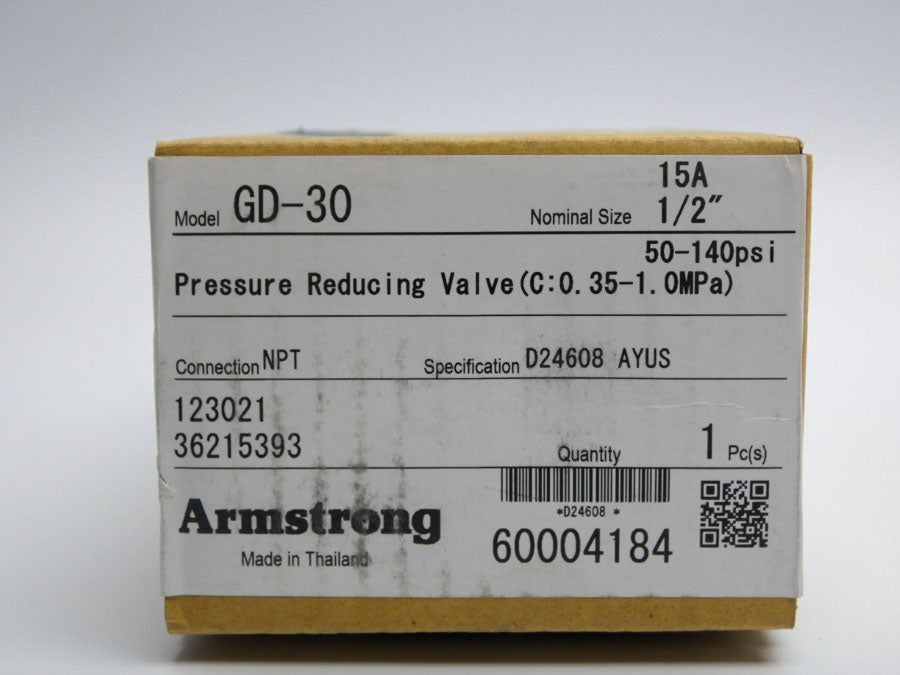 ARMSTRONG 36215393 GD-30 15A 50-140PSI 1/2" NSMP
