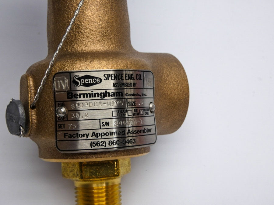 SPENCE 810PDCA-W075 75PSI .5" NSNP
