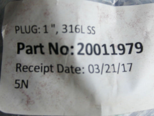 PLUG B8605 1" NSNP