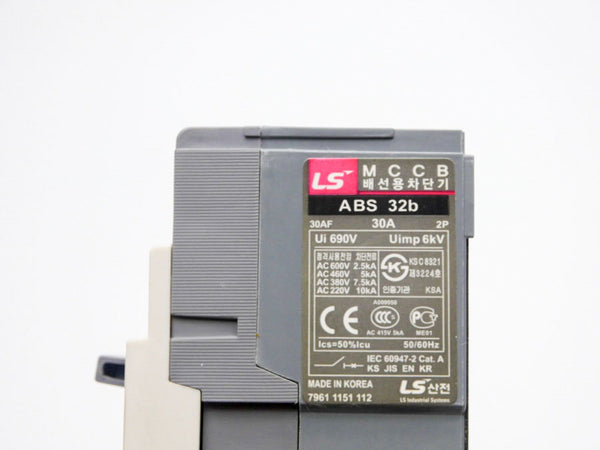 LS INDUSTRIAL SYSTEMS ABS32B 690V 30A NSNP
