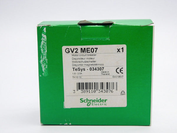SCHNEIDER ELECTRIC GV2ME07 690V 1.6-2.5A NSMP