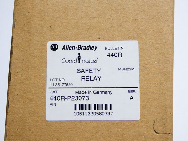 ALLEN BRADLEY 440R-P23073 SER. A 24VDC 3A (BR/WH) NSMP