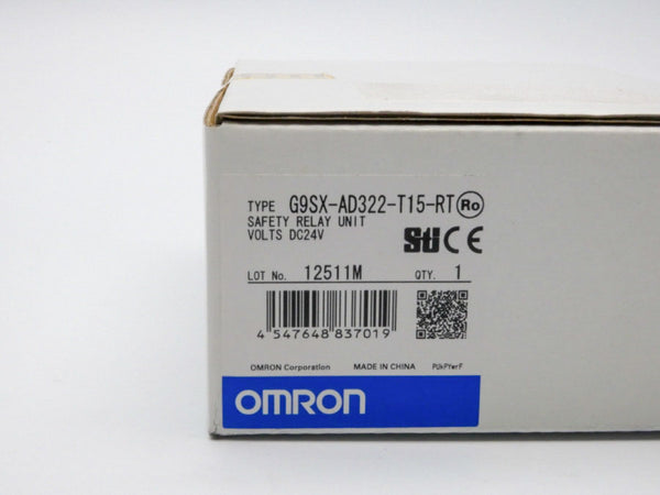 OMRON G9SX-AD322-T15-RT 24VDC NSFS