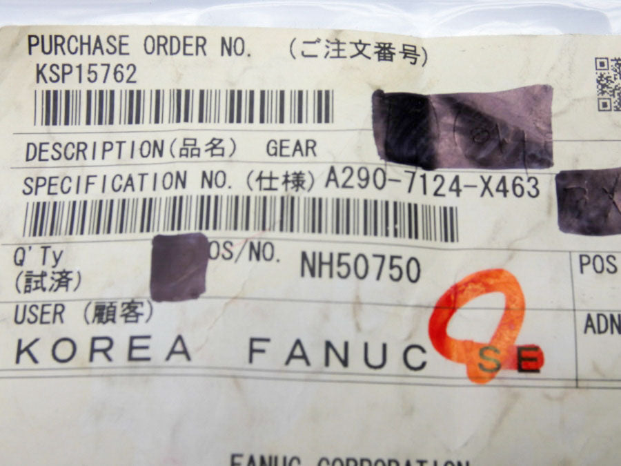 FANUC A290-7124-X463 NSNP