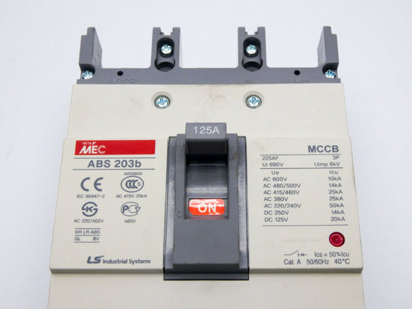LS INDUSTRIAL SYSTEMS ABS203B 690V 125A NSNP