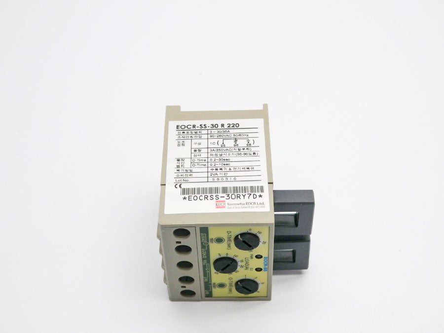 SAMWHA EOCR EOCR-SS-30R220 90-260VAC 3-30/35A 0.2-30 NSNP