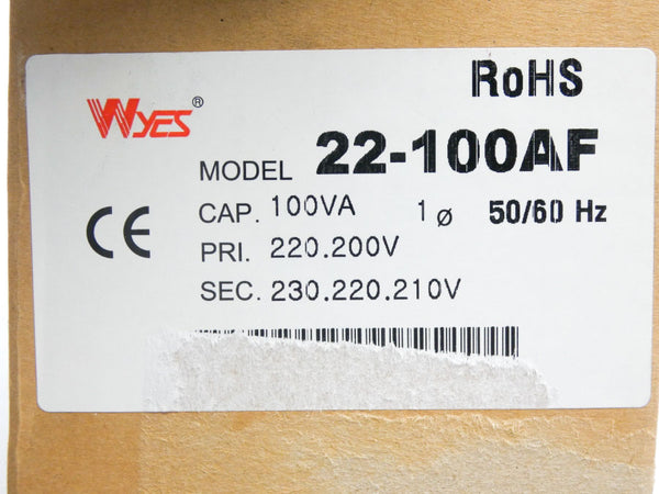 WYES 22-100AF 220/200V NSMP