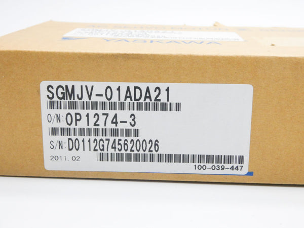YASKAWA SGMJV-01ADA21 200V 0.84A NSMP