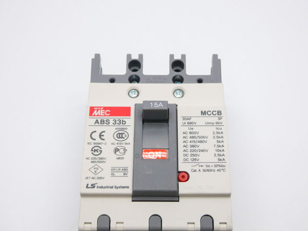 LS INDUSTRIAL SYSTEMS ABS33B 690V 15A NSMP