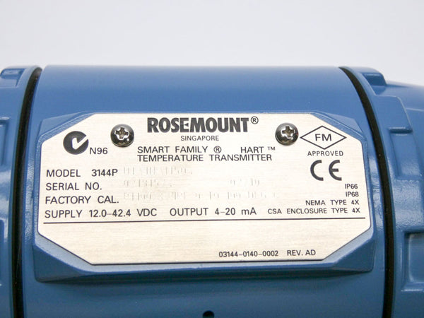 ROSEMOUNT 3144PD1A1NAM5Q4 12.0-42.4VDC (AS IS) NSNP