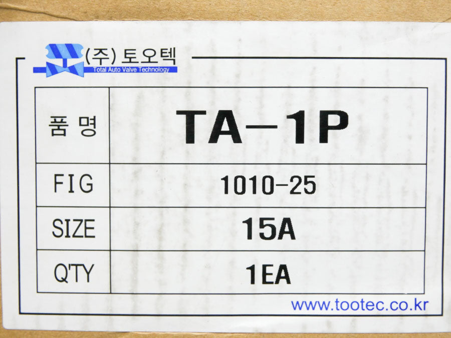 TOOTEC TA-1P 1010-25 15A 1/2" NSMP