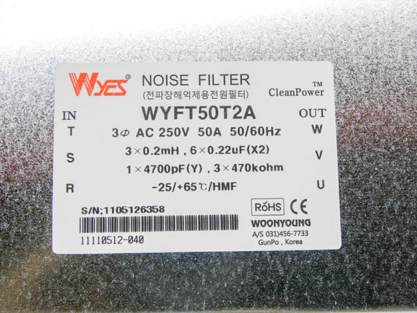 WYES WYFT50T2A 250VAC 50A NSMP