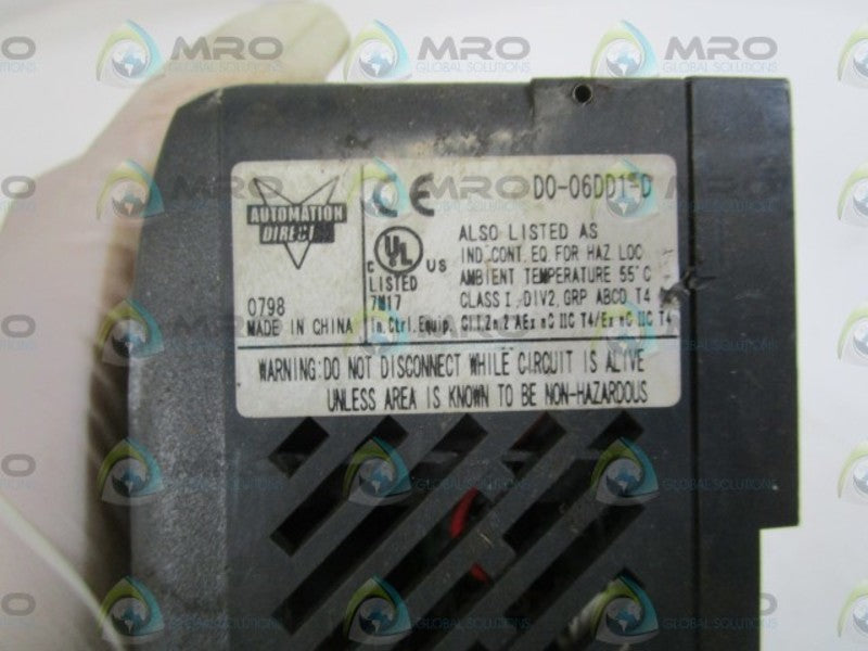 AUTOMATION DIRECT D0-06DD1-D UNMP