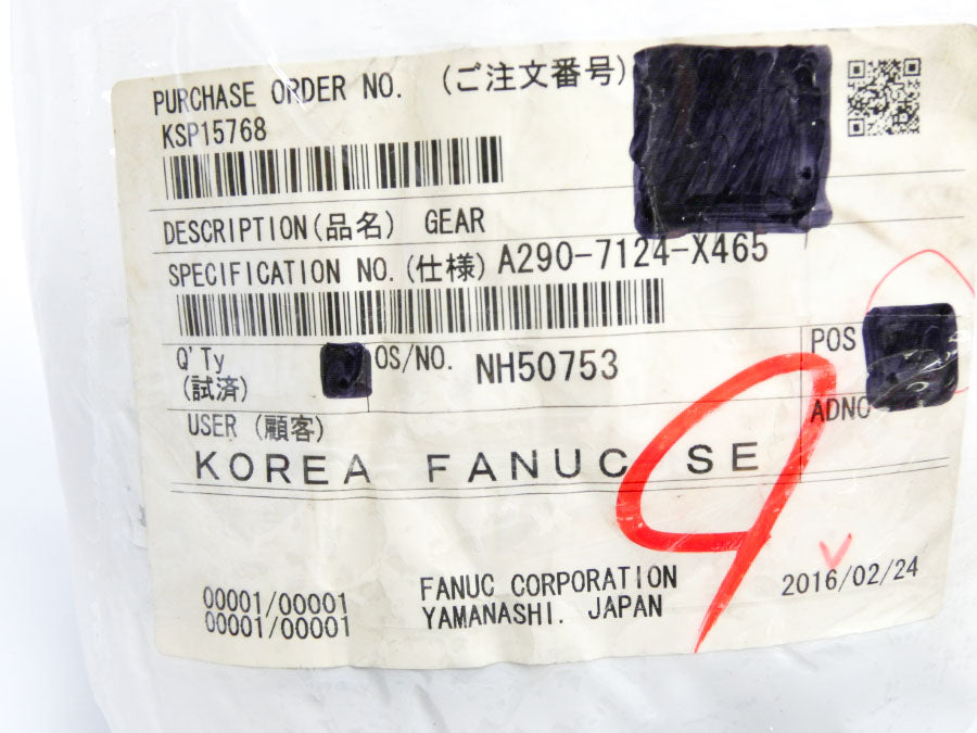 FANUC A290-7124-X465 NSNP
