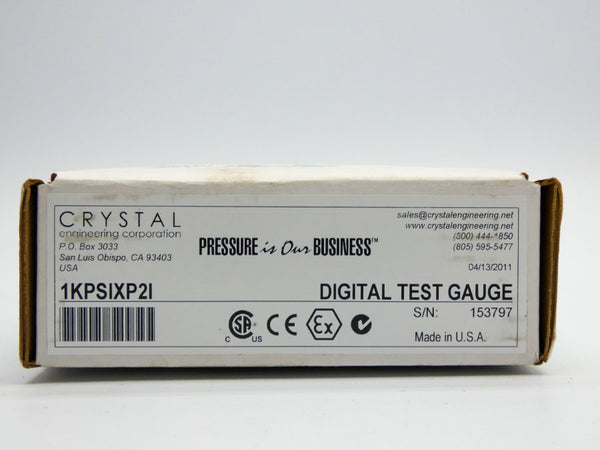 CRYSTAL 1KPSIXP2I 1000PSI NSMP