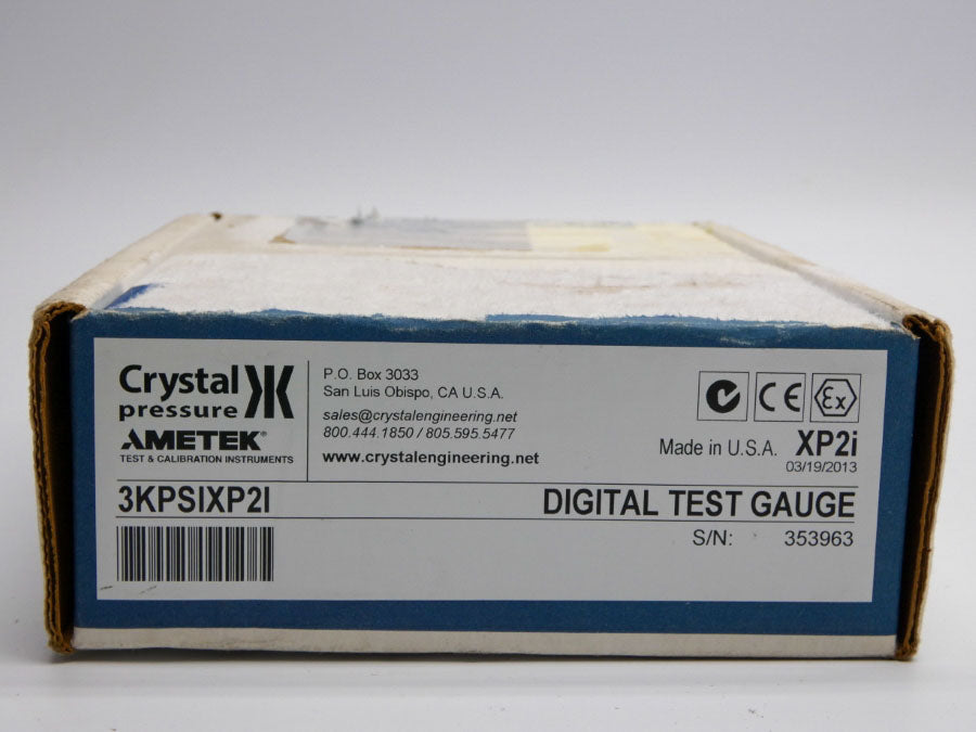 CRYSTAL 3KPSIXP2I 3000PSI NSMP