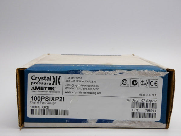 CRYSTAL 100PSIX2I 100PSI NSMP