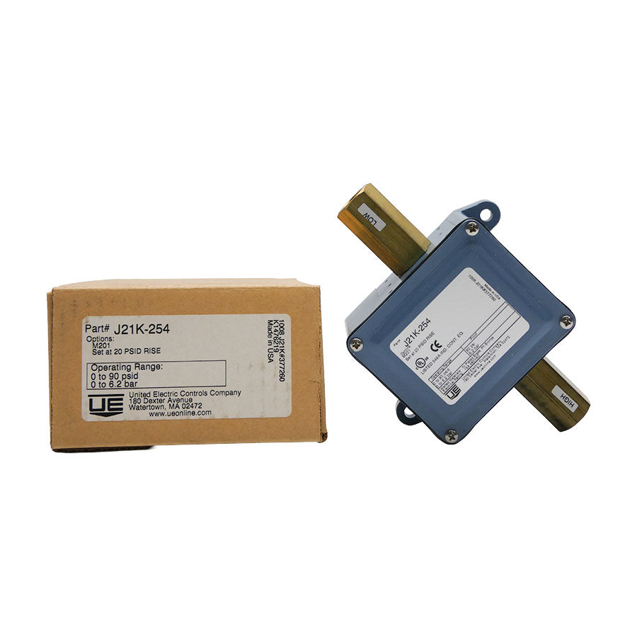 UNITED ELECTRIC J21K-254 480VAC 15A 0-90PSI NSMP