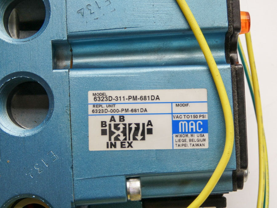 MAC 6323D-311-PM-681DA 120VAC 25-150PSI NSMP