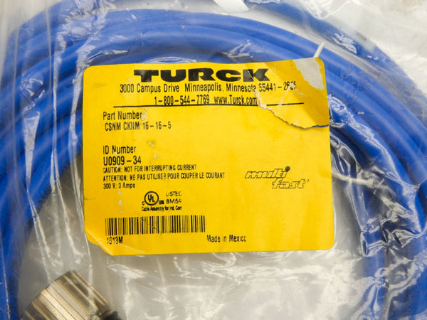 TURCK CSNMCKNM16-16-5 U0909-34 300V 3A NSMP