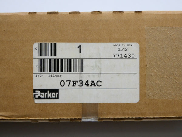 PARKER 07F34AC 1/2" NSFS