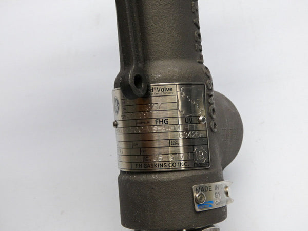 GENERAL ELECTRIC 19110LC-2-CC-MS-34-MT-FT-LA 150PSI 3/4" NSNP