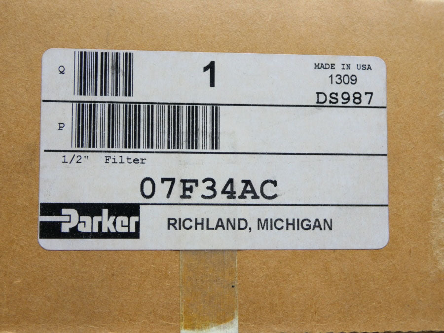 PARKER 07F34AC 1/2" 250PSI NSMP
