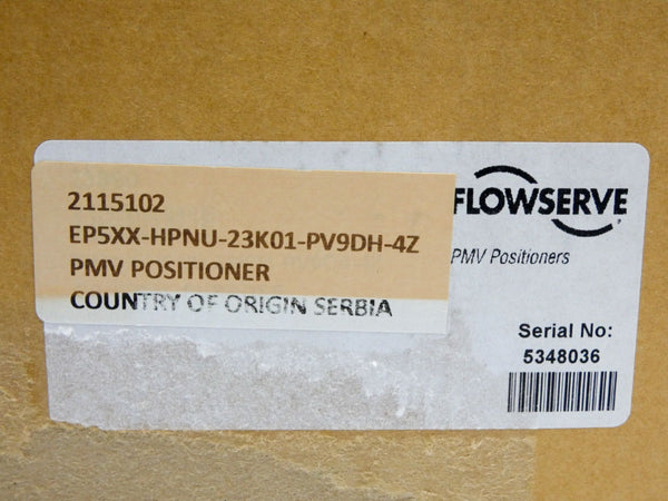 FLOWSERVE EP5XX-HPNU-23K01-PV9DH-4Z 150PSI NSMP