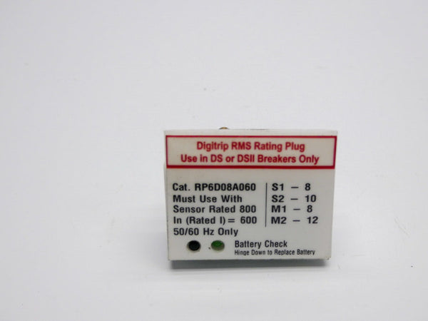 RATING PLUG RP6D08A060 NSNP