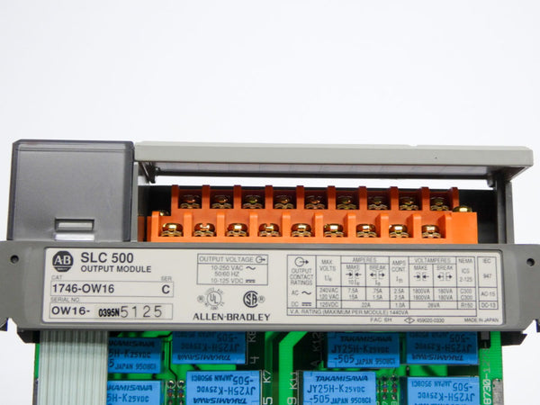 ALLEN BRADLEY 1746-OW16 SER. C 10-250VAC 15A NSNP