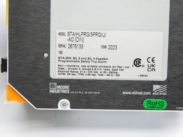 MOORE INDUSTRIES STA/HLPRG/3PRG/U/-AO[DIN] 21.6-375VDC NSNP