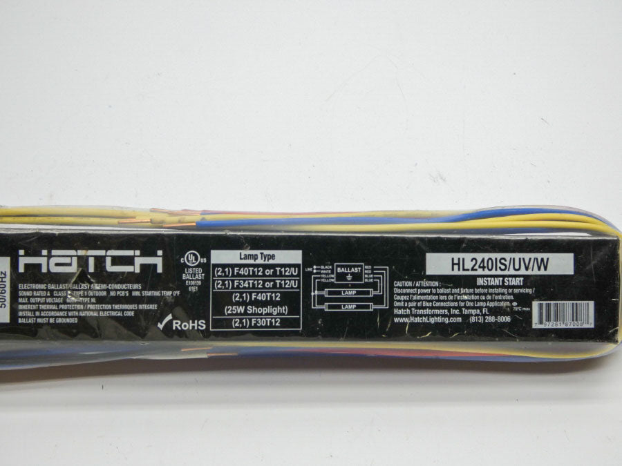 HATCH HL240IS/UV/W 120-277V 0.64A-0.28A NSNP