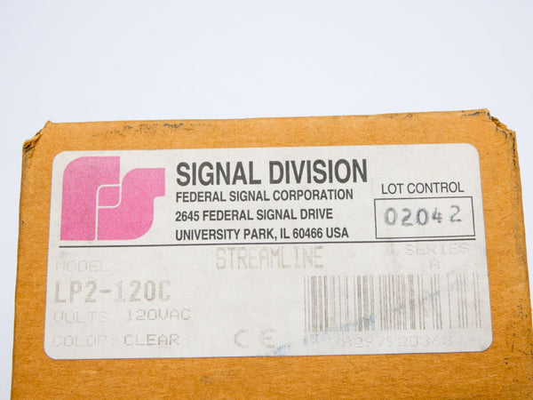 INDUSTRIAL SPARE PART LP2-120C SER. A 120VAC NSFS