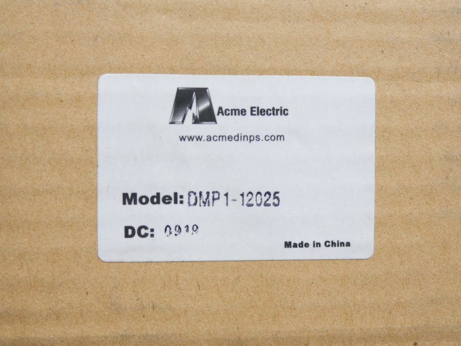 ACME ELECTRIC DMP1-12025 100-240VAC 0.8A NSMP