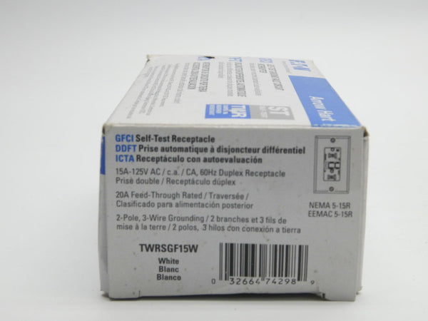 EATON TWRSGF15W 125VAC 15A NSMP