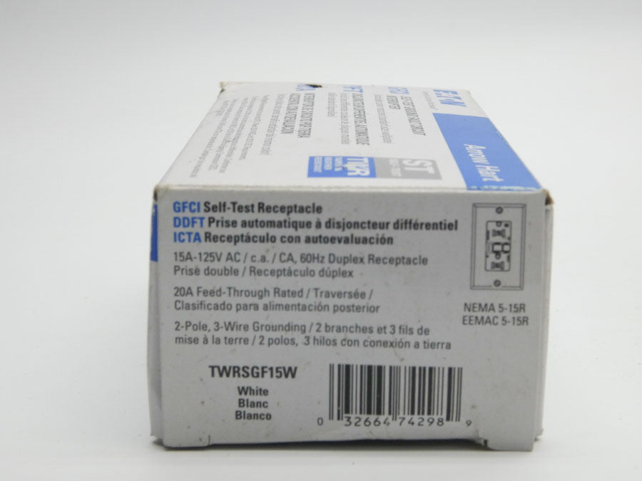 EATON TWRSGF15W 125VAC 15A NSMP
