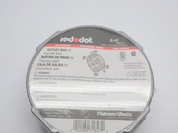 RED DOT S-47 1/2" NSNP