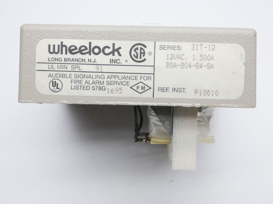 WHEELOCK INC. 31T-12-5 12VAC 1.500A NSMP