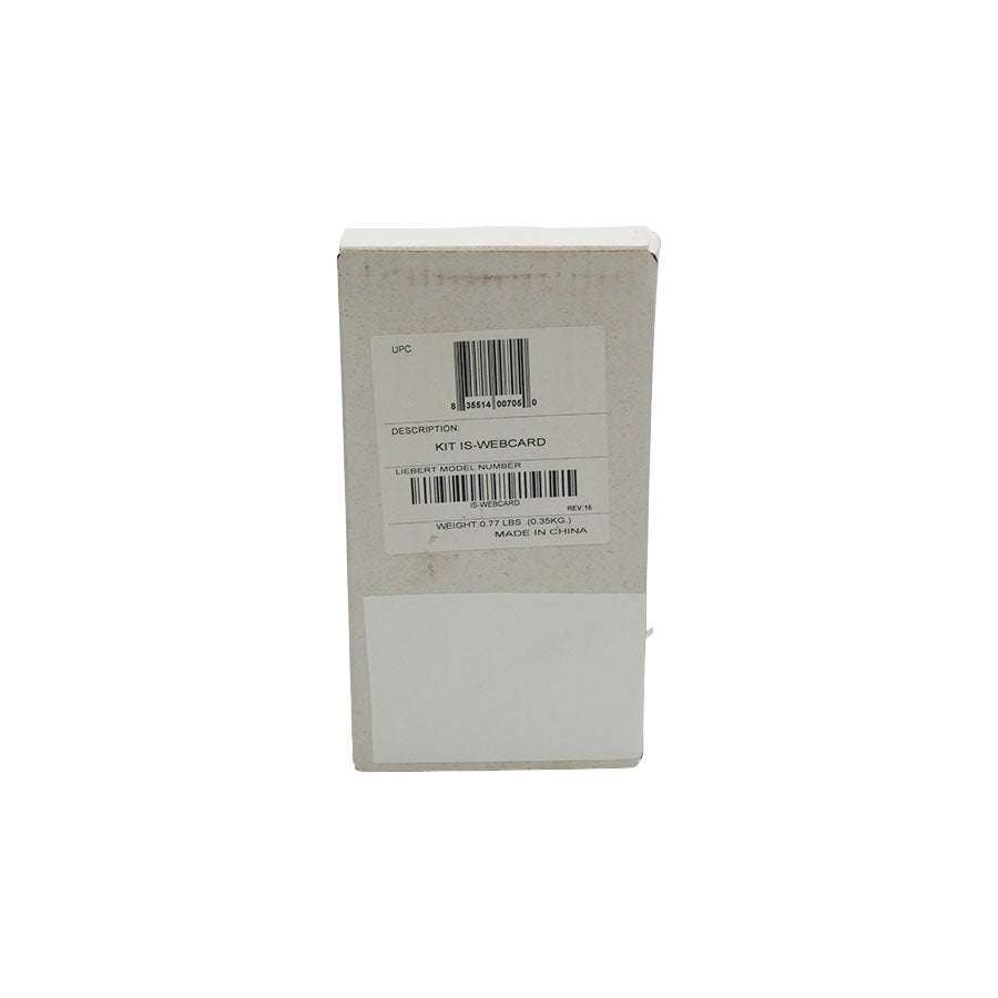 LIEBERT IS-WEBCARD REV. 16 NSFS