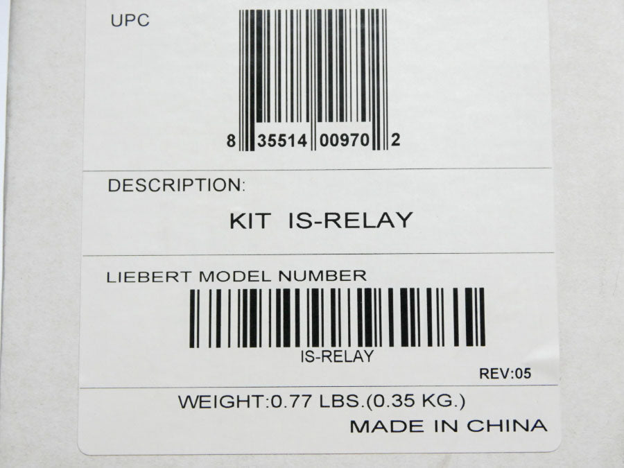 LIEBERT IS-RELAY REV. 5 NSMP