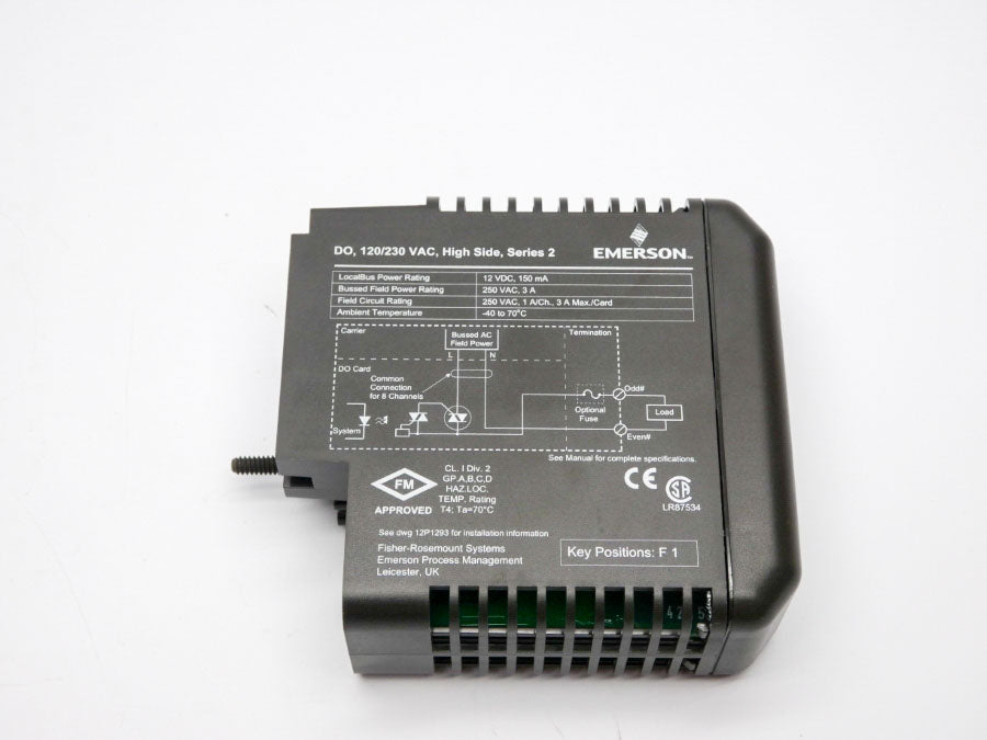 DELTAV EMERSON KJ3210X1-BA1 12P3906X012 REV. C 120/230VAC 3A NSMP